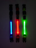 Load image into Gallery viewer, gifts for doodle lovers, golden doodle baby stuff, stuff for goldendoodles, Goldendoodle, Goldendoodle gifts, Goldendoodle toys, Goldendoodle T Light Up Flashing LED Collar With Air Tag Holder, Goldendoodle LED Collar With Air Tag Holder, Goldendoodle Collar With Air Tag Holder, Goldendoodle LED Collar With Air Tag, Goldendoodle Dog LED Collar, Goldendoodle Dog LED Collar With Air Tag Holder