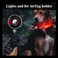 Load image into Gallery viewer, gifts for doodle lovers, golden doodle baby stuff, stuff for goldendoodles, Goldendoodle, Goldendoodle gifts, Goldendoodle toys, Goldendoodle T Light Up Flashing LED Collar With Air Tag Holder, Goldendoodle LED Collar With Air Tag Holder, Goldendoodle Collar With Air Tag Holder, Goldendoodle LED Collar With Air Tag, Goldendoodle Dog LED Collar, Goldendoodle Dog LED Collar With Air Tag Holder
